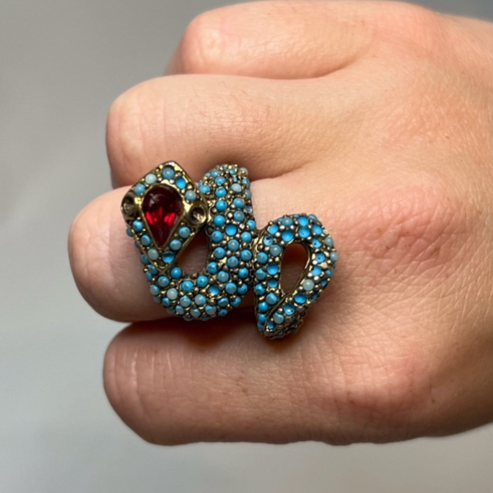 Snake ring, large size costume